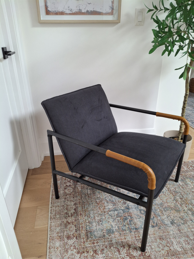 Modern Black Armchair - photo 4