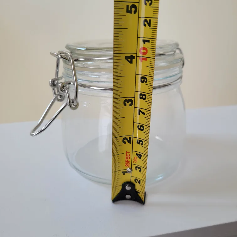 Lot of 3 Glass Jars image indicator(3)