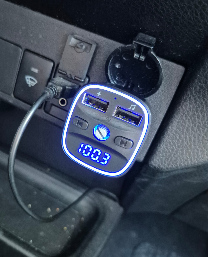 Car Charger with FM Transmitter