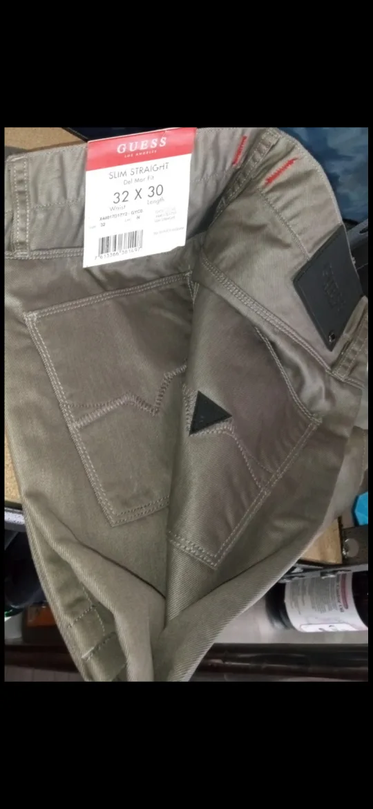 Guess Slim Straight Pants - Size 32x30 thumbnail