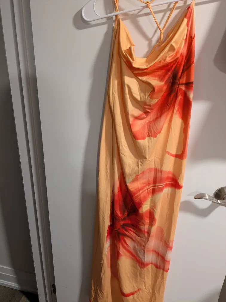 Floral Print Maxi Dress thumbnail