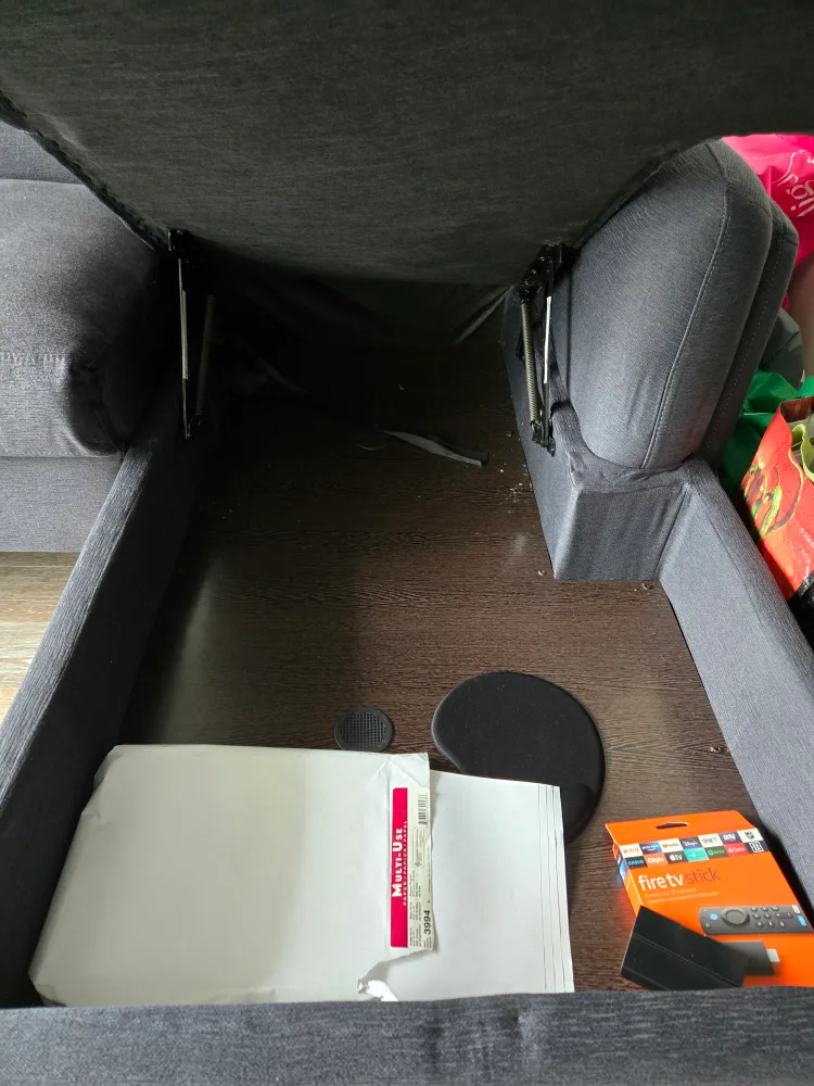 Grey 3-Seater Sofa with Chaise Lounge image indicator(6)