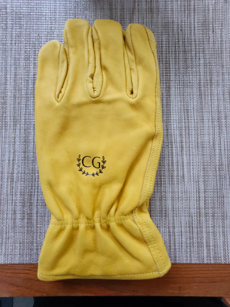 Yellow Leather Work Glove thumbnail