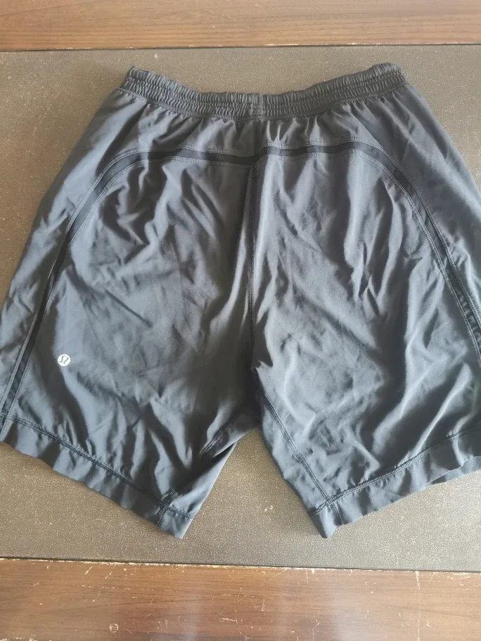 Lululemon Men's Black Running Shorts - Size medium image indicator(2)