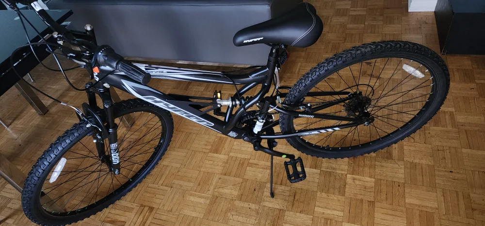 Selling a brand new black Hyper SHOCKER 27.5"  mountain bike. thumbnail