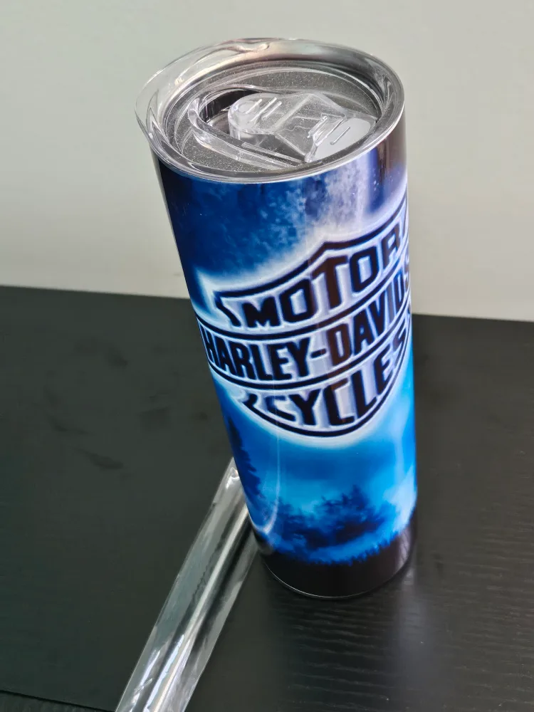 Harley-Davidson Travel Tumbler with Straw thumbnail