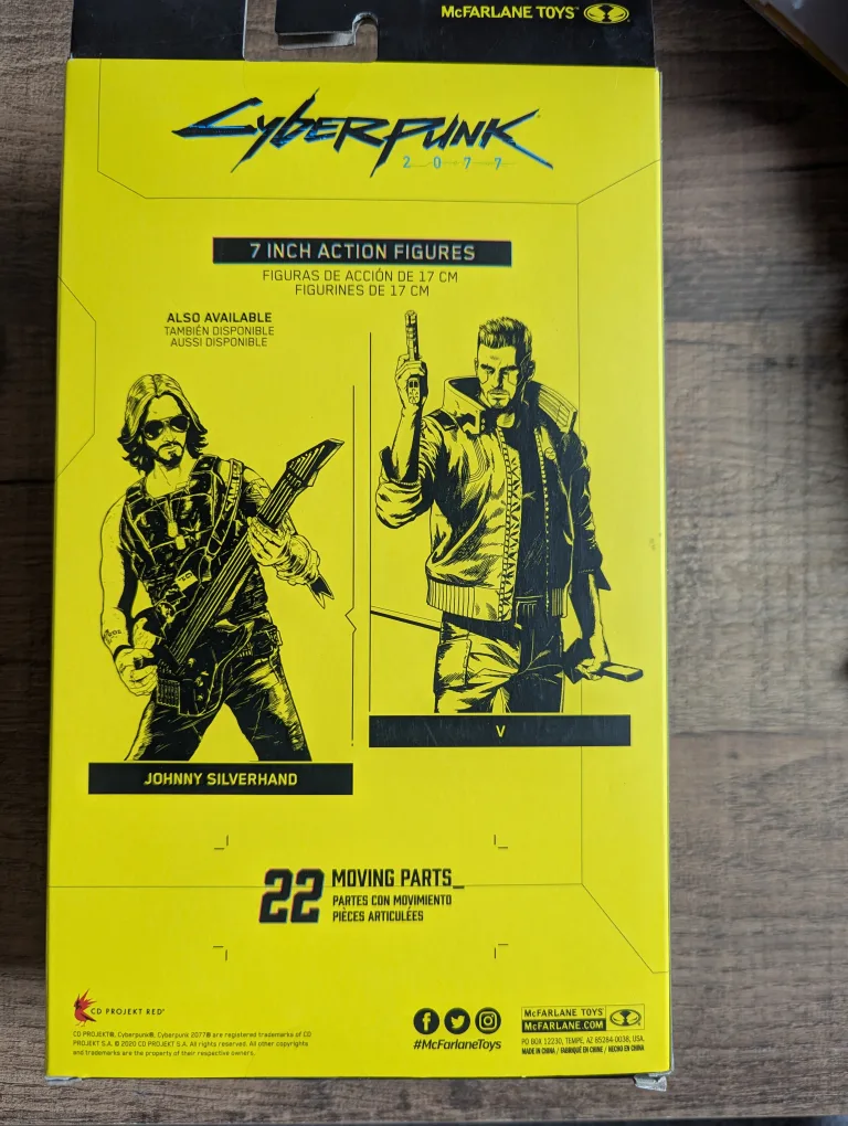 Cyberpunk 2077 V action figure image indicator(2)