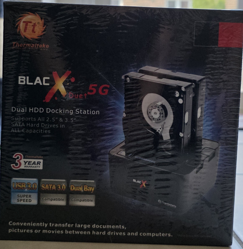 Thermaltake BlacX Duet 5G Dual HDD Docking Station