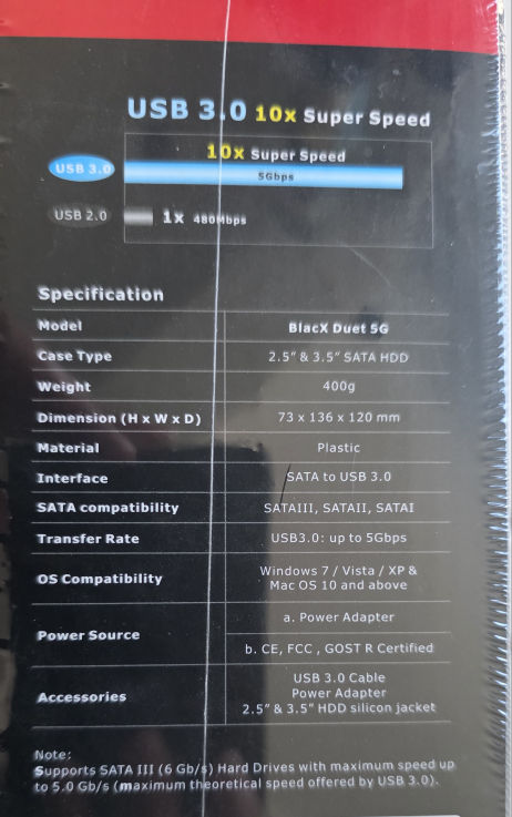 Thermaltake BlacX Duet 5G Dual HDD Docking Station - photo 2