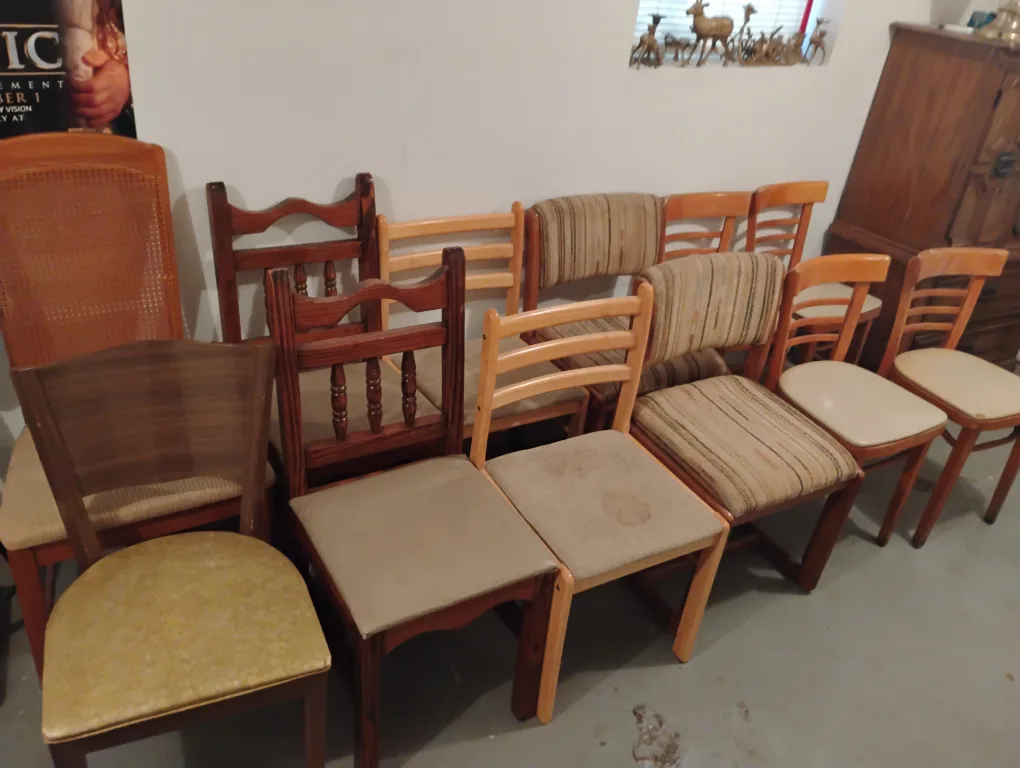 Assorted Used Wooden Chairs thumbnail