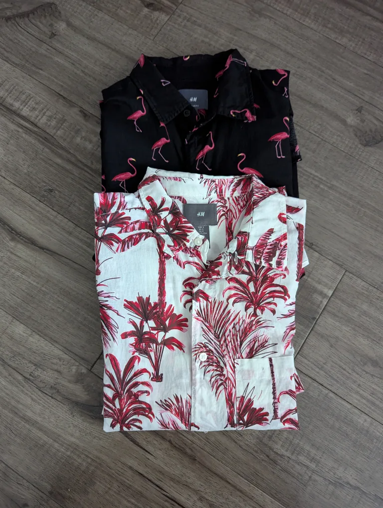 2 H&M Men’s Button-Up Shirts • Size Small thumbnail