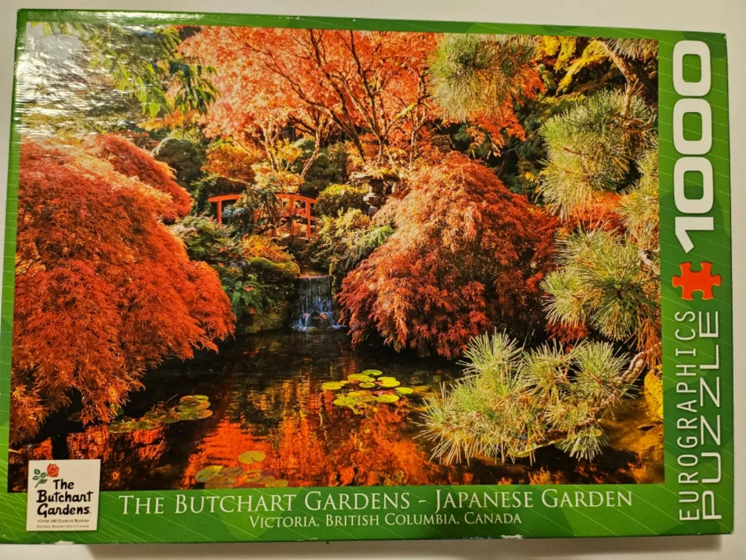 Butchart Gardens Japanese Garden 1000 Piece Puzzle thumbnail