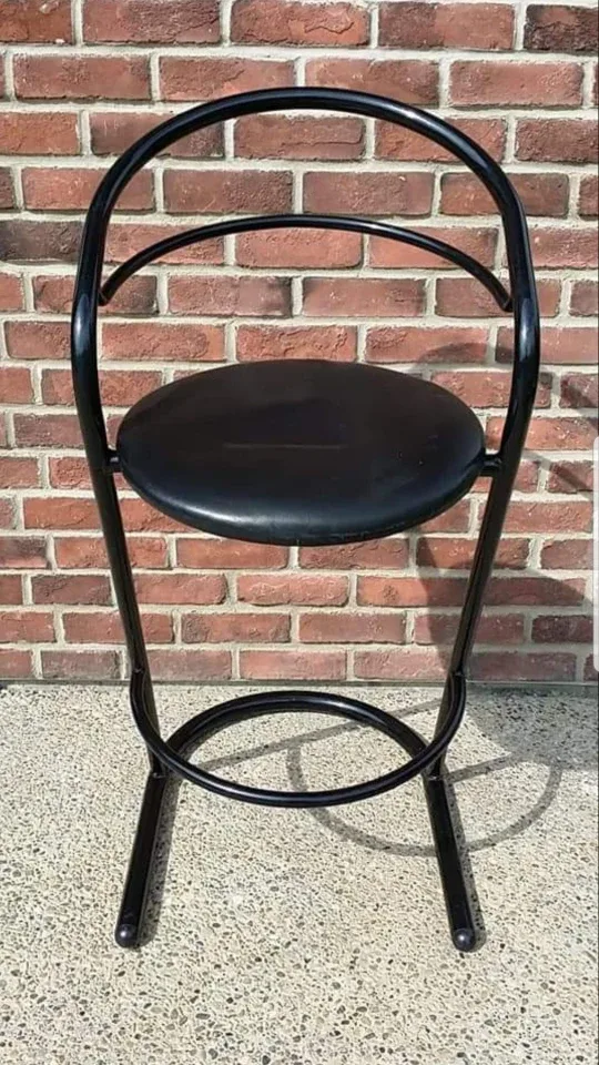 ☆☆☆ SINGLE BLACK METAL MODERN BAR STOOL!! ☆☆☆ image indicator(2)