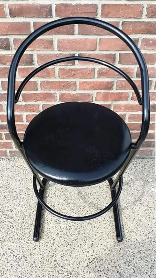☆☆☆ SINGLE BLACK METAL MODERN BAR STOOL!! ☆☆☆ image indicator(3)