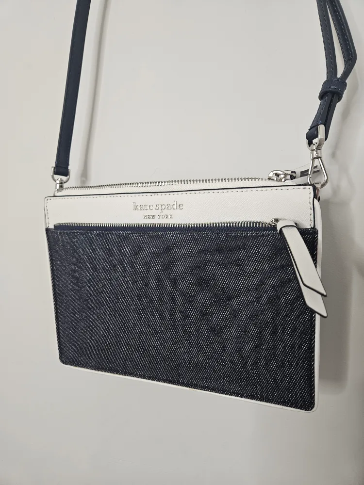 Kate Spade Denim & Leather Crossbody image indicator(2)