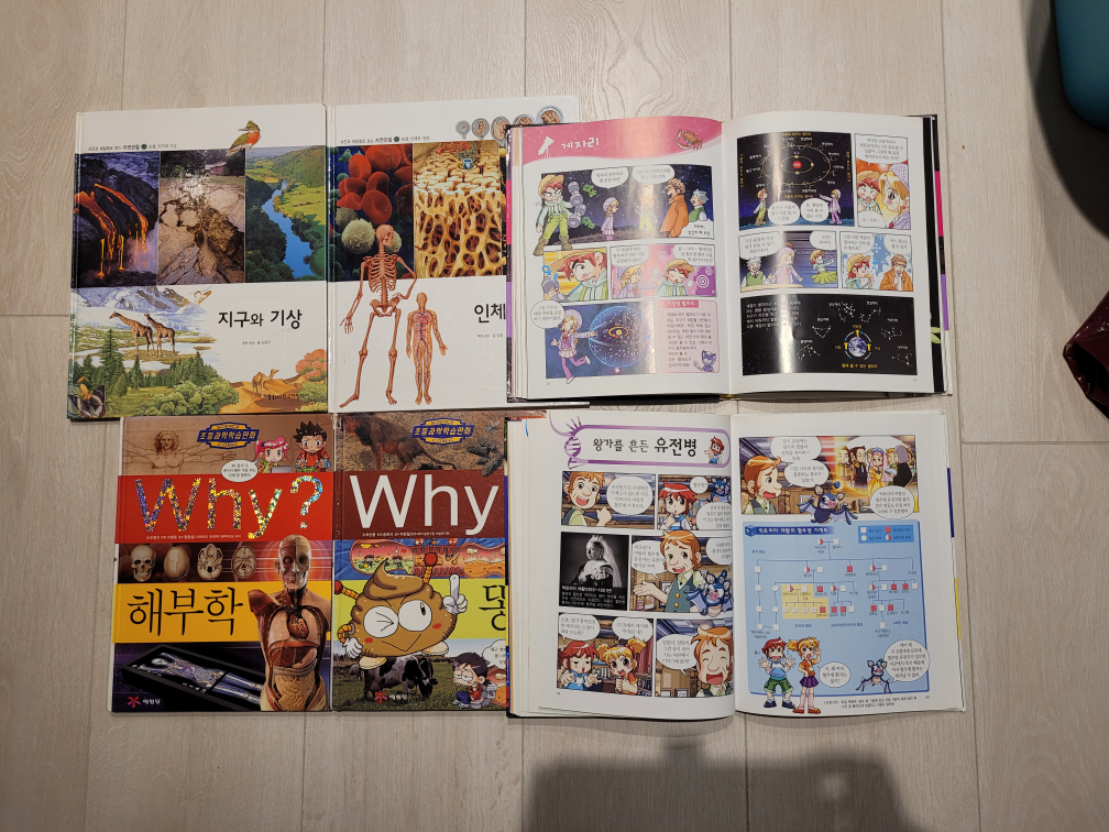 Why? 초등과학학습만화 Comic Books Set - photo 2