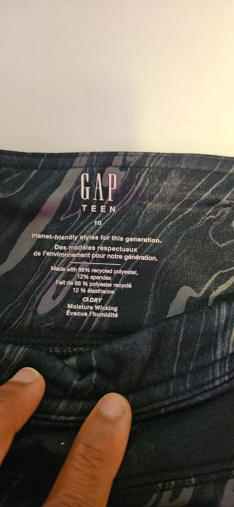 GAP Teen Marble Print Leggings - Size 10 image indicator(5)