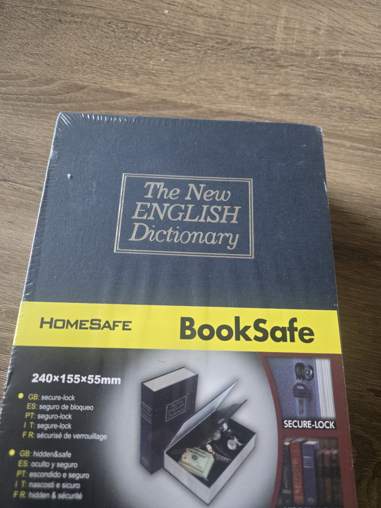 HOMESAFE BookSafe - New English Dictionary Hidden Safe