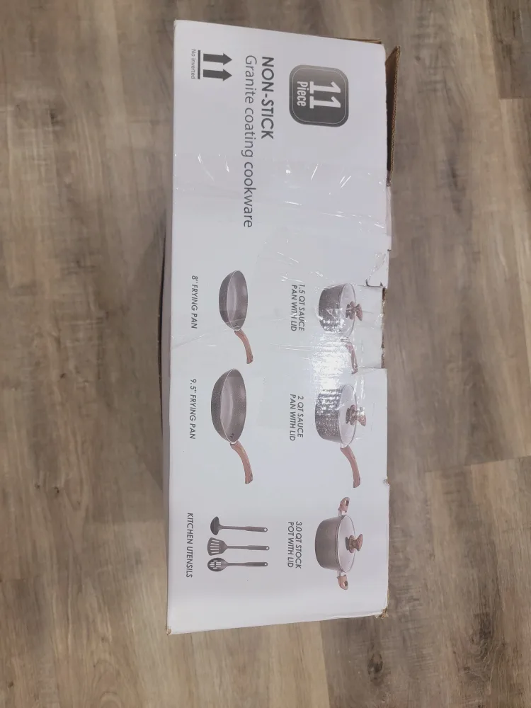 11-Piece Non-Stick Granite Coating Cookware Set image indicator(2)