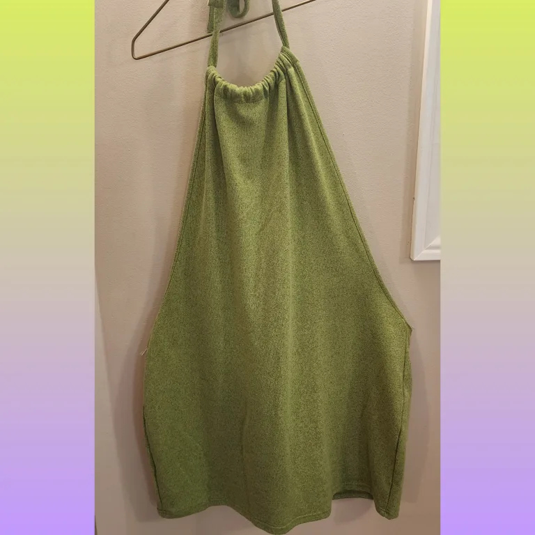 Kollyy Green Halter Dress - Size XL thumbnail