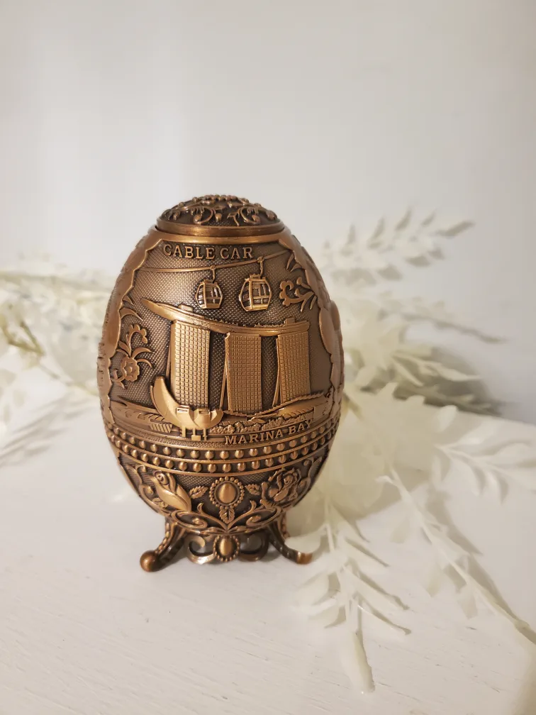 Singapore Landmark Egg Trinket Box image indicator(4)