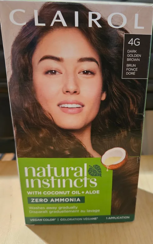 Clairol Natural Instincts 4G Dark Golden Brown Hair Dye thumbnail