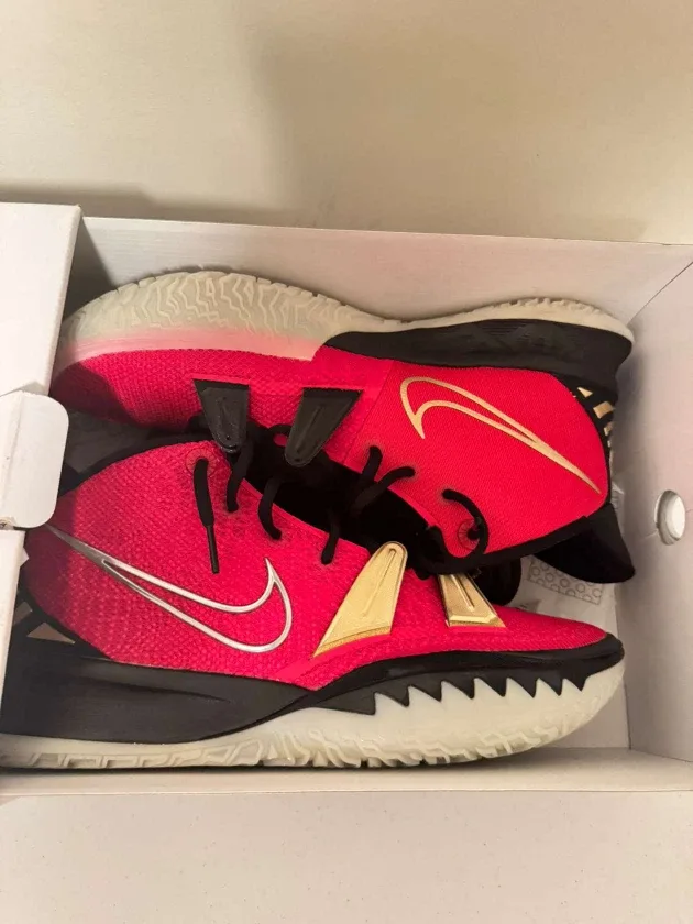 Nike Kyrie 7 Red/Black Basketball Shoes thumbnail