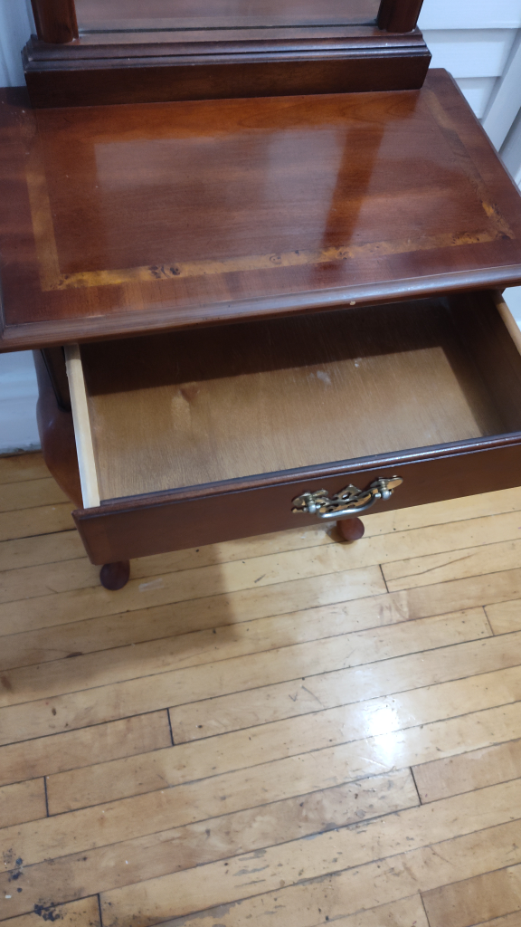 Antique Vanity Mirror Table - photo 2