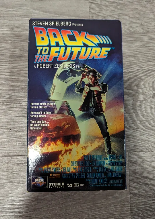 Back to the Future VHS Tape Movie thumbnail