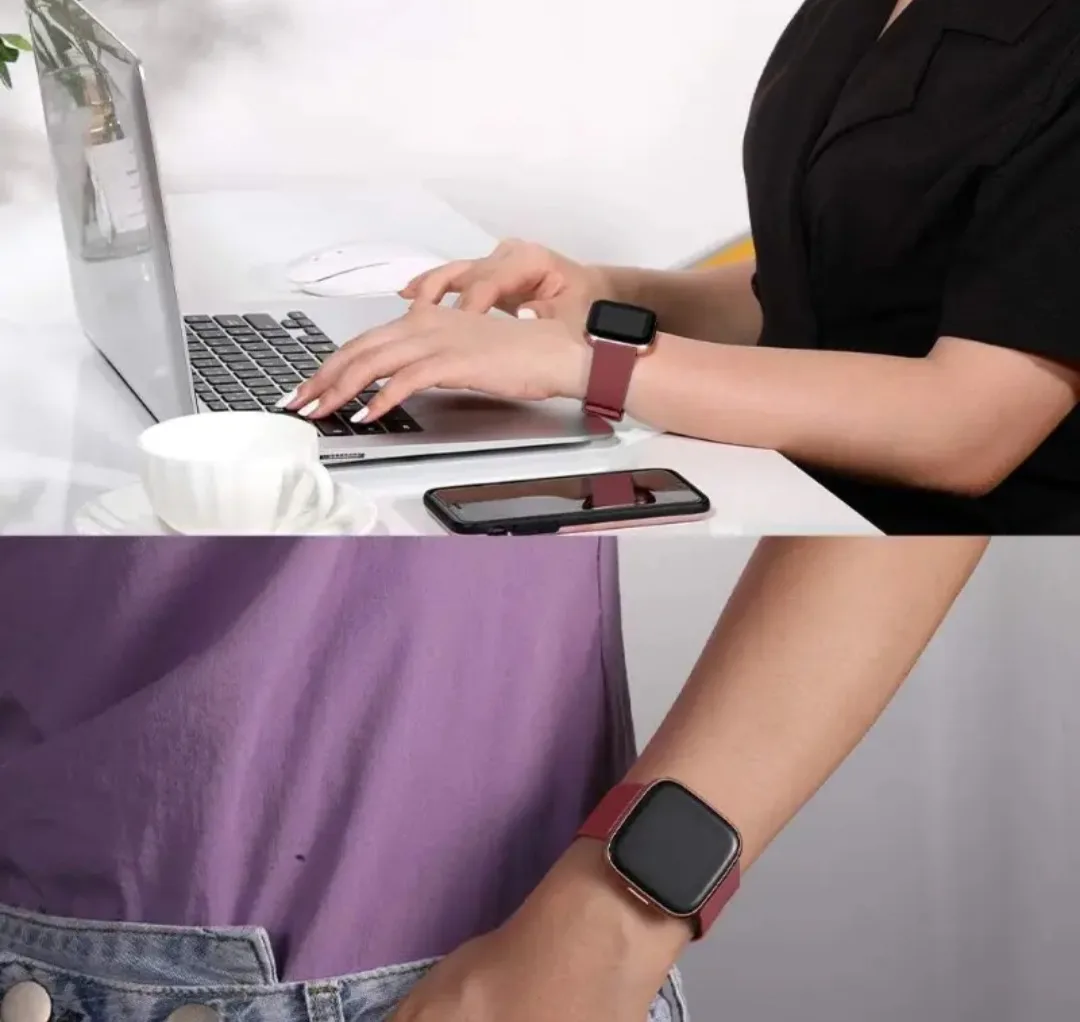 Fitbit Versa/Versa 2 Wine Band (L 7.1-8.7") image indicator(5)