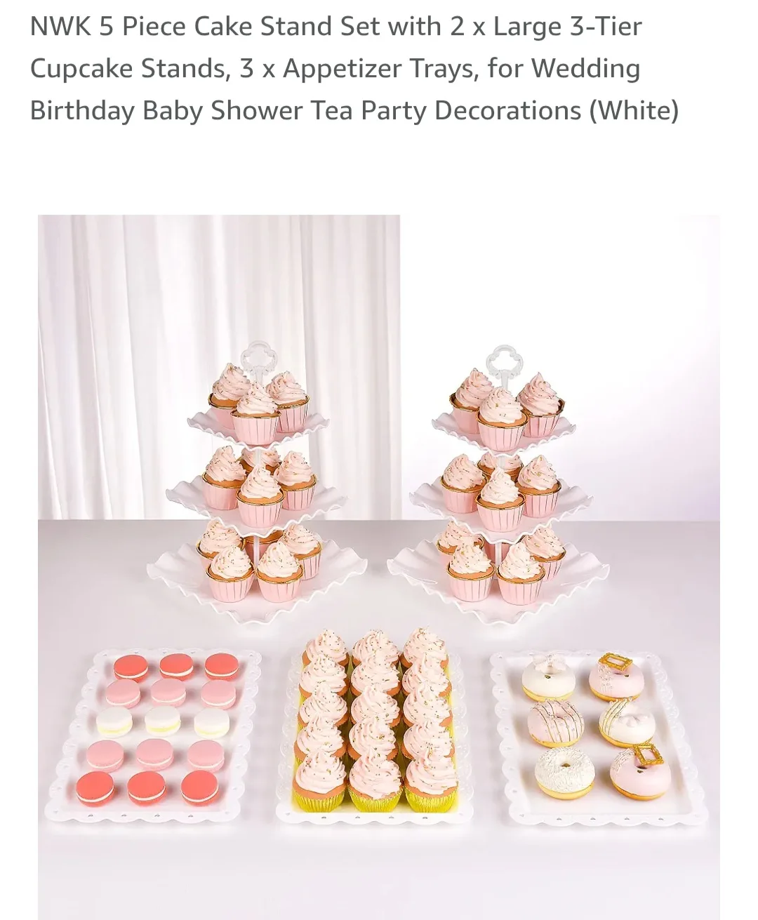 5 piece cake party set*new* thumbnail