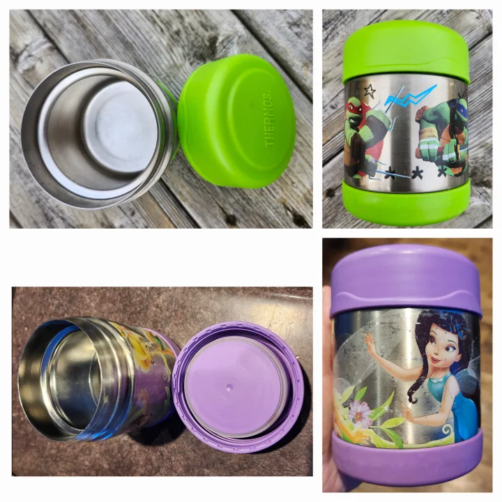 TMNT Ninja Turtles or Fairies thermos. thumbnail
