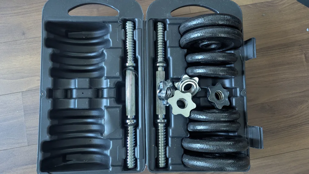 Adjustable Dumbbell Set with Case thumbnail