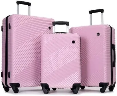 Pink Luggage Set (3-Piece) thumbnail