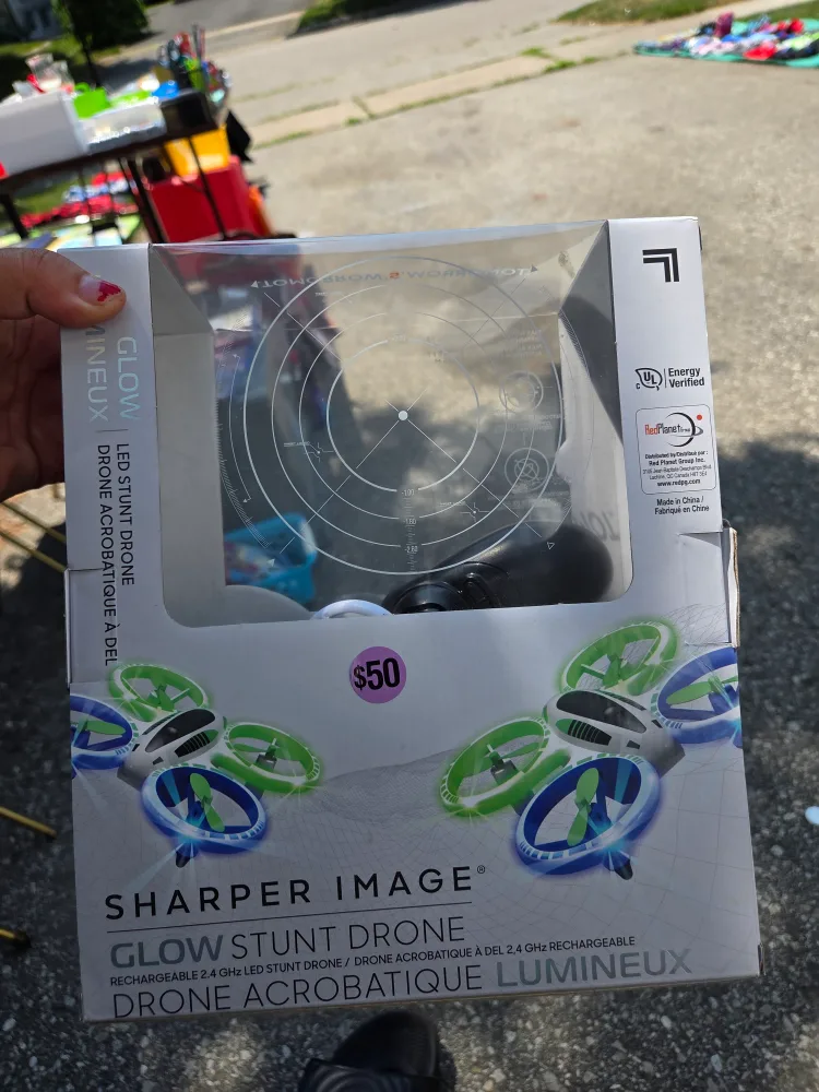 New Sharper Image Glow Stunt Drone thumbnail