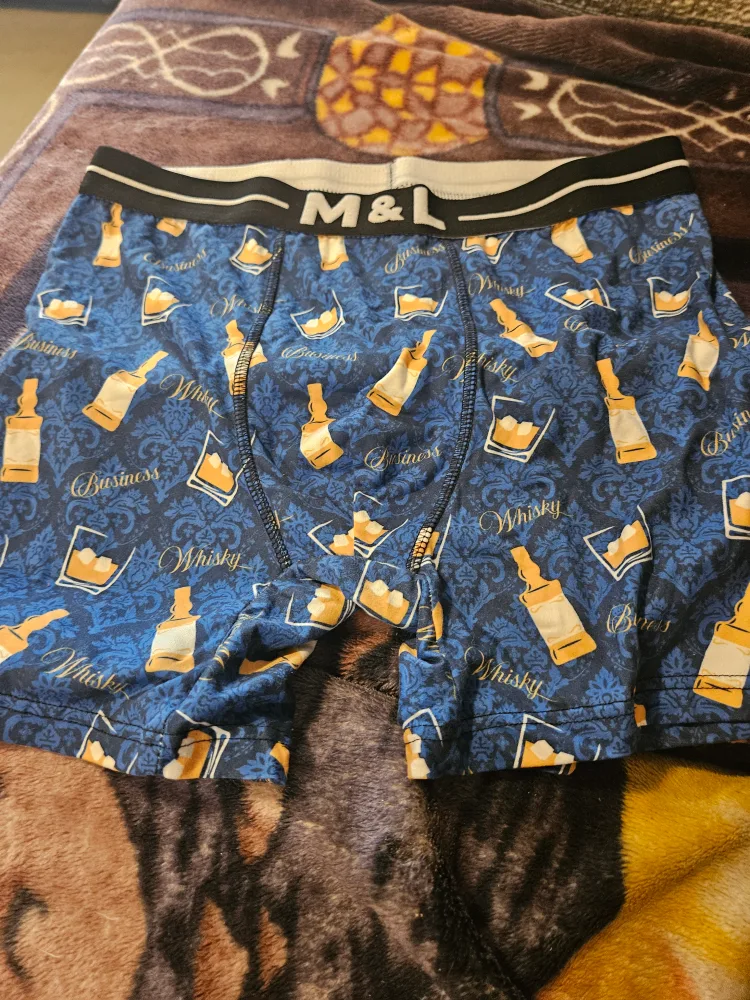 M&L Whisky Print Boxer Briefs thumbnail