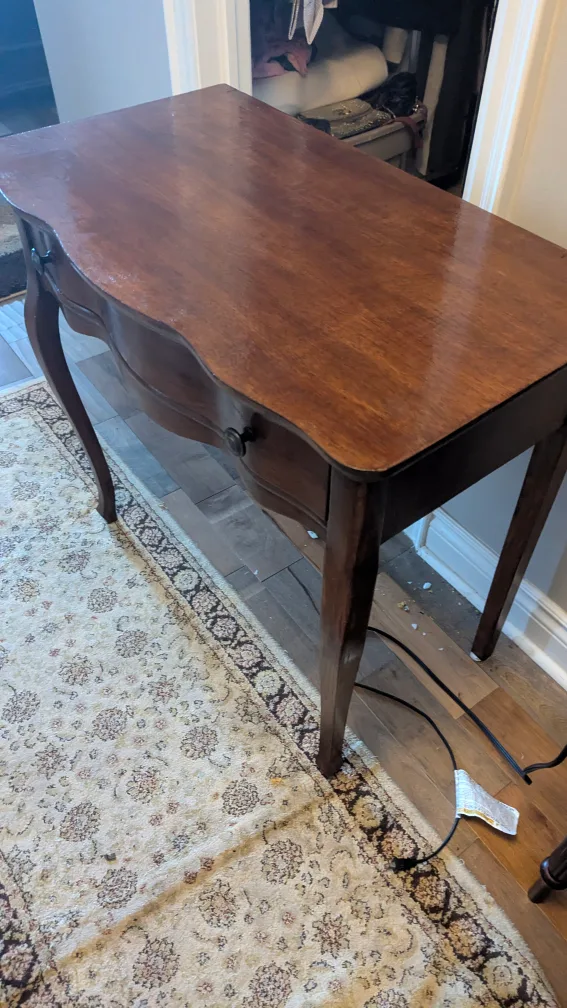 Antique Wood Side Table🇨🇦 image indicator(2)