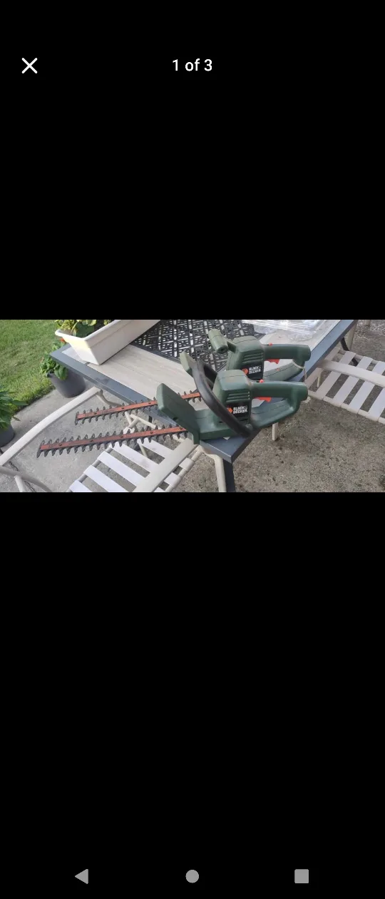 electric hedge trimmer thumbnail