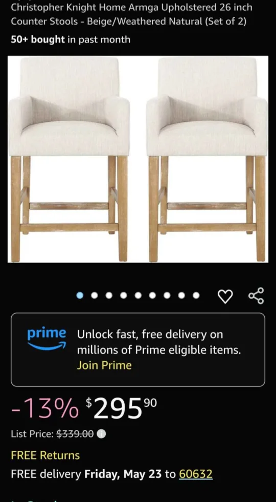 (4) Christopher Knight Home Armga 26" Counter Stools thumbnail