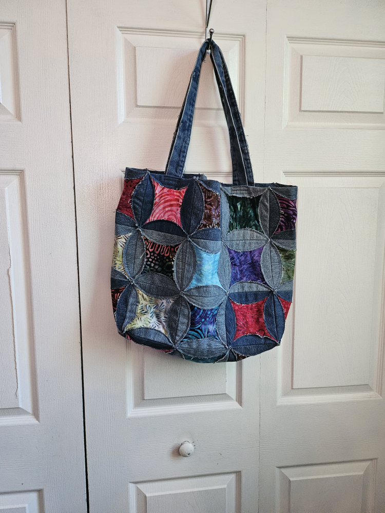 Handmade Denim Tote Bag - photo 2