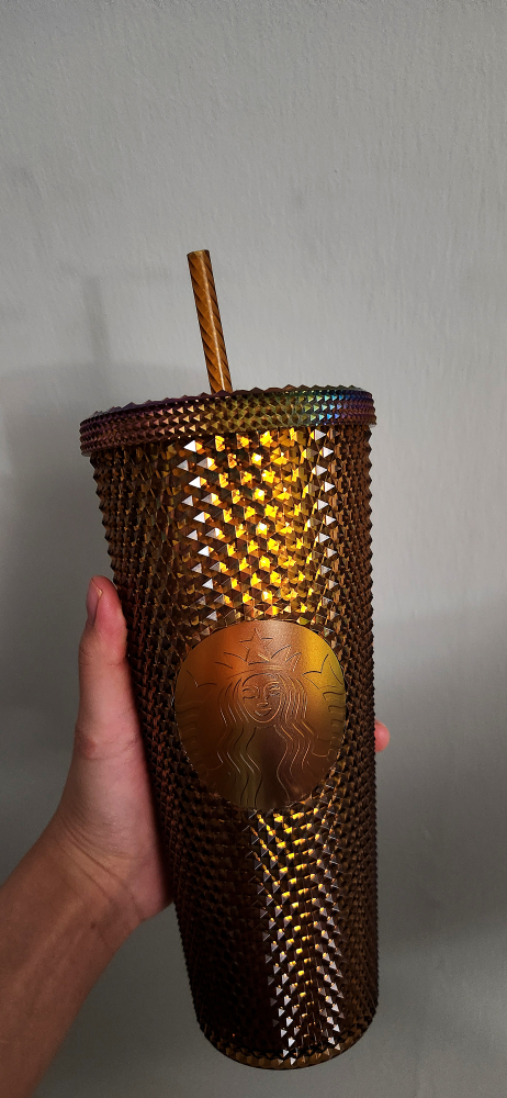 Starbucks Studded Tumbler - Gold