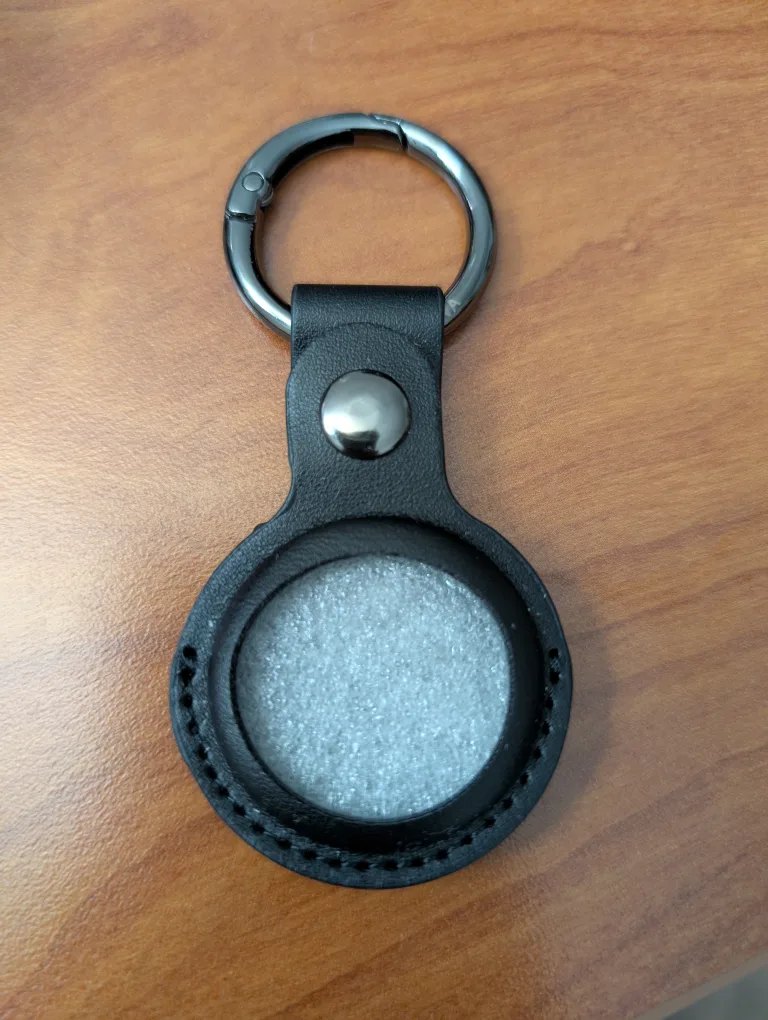 Brand New Citadel Black Leather AirTag Keychain Holder thumbnail