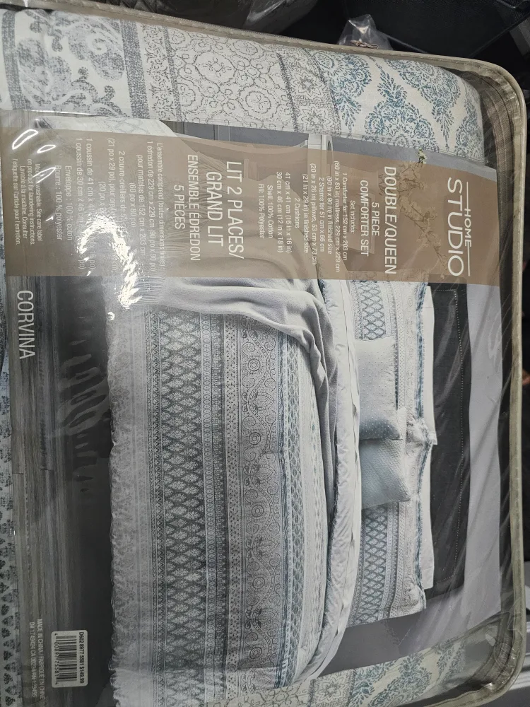 Home Studio Corvina 5-Piece Double/Queen Comforter Set thumbnail