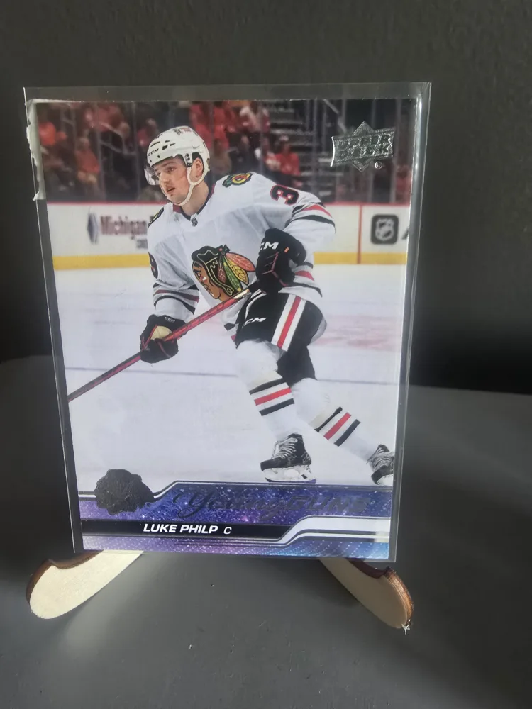 Luke Philp Upper Deck Young Guns Hockey Card thumbnail