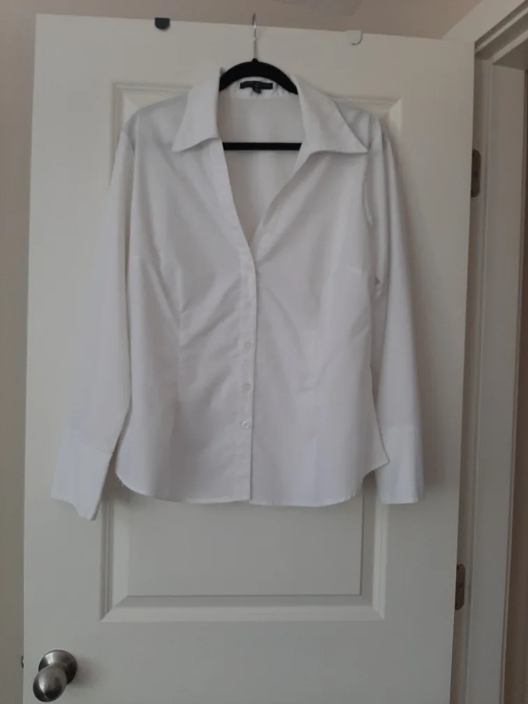 Elena Solano White Blouse - Size 2X thumbnail