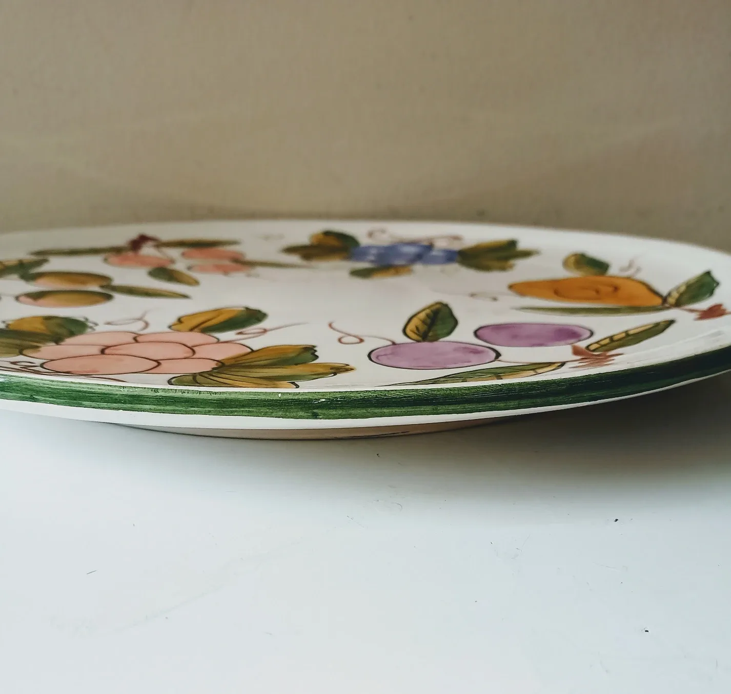 14¼ Tabletop Glazed Ceramic Plate 🇨🇦 image indicator(3)