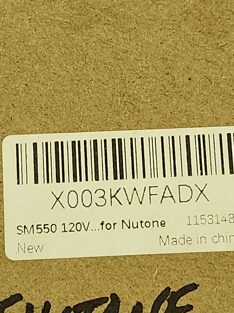 NIB Nutone SM550 120V Motor - photo 2