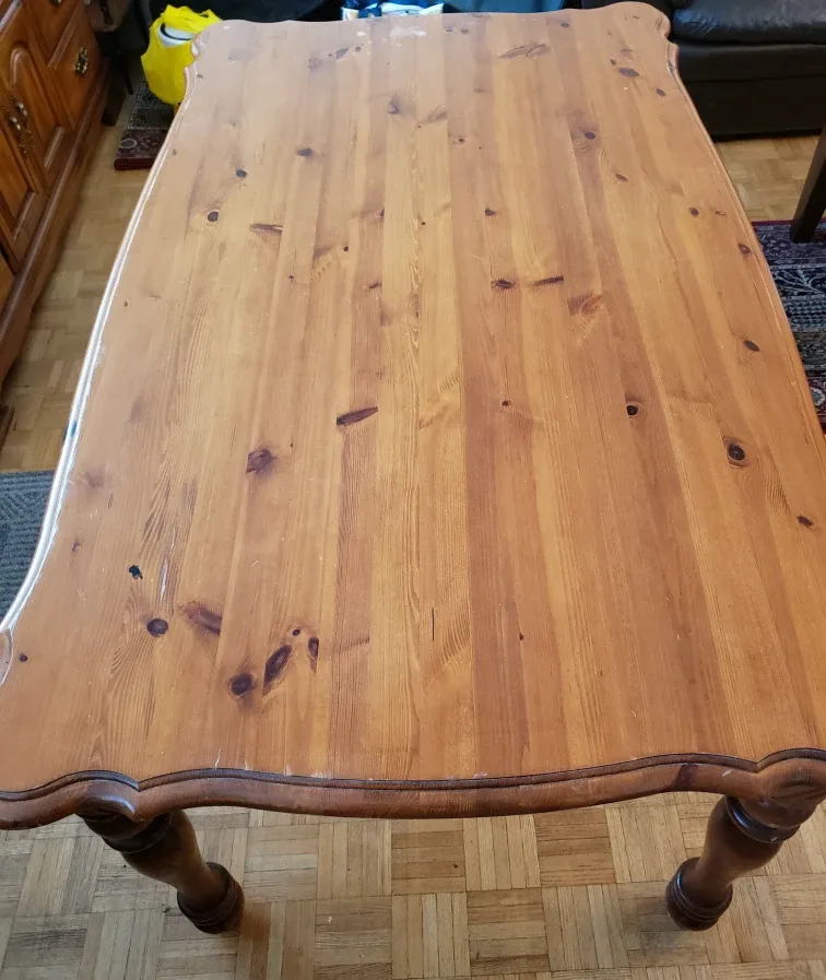 solid Wooden Dining Table . image indicator(2)