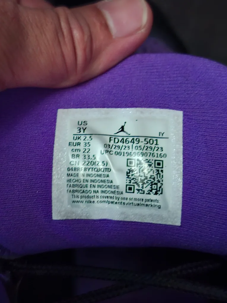 Jordan 13 Retro Purple US 3Y image indicator(5)
