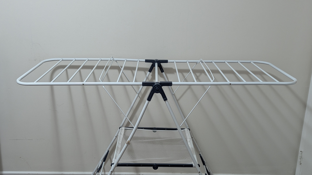 Foldable Clothes Drying Rack - White